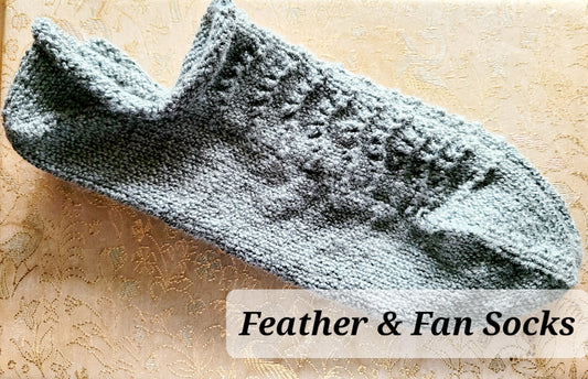 Feather & Fan Socks